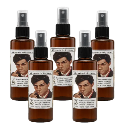 Kit com cinco frascos do Tônico Capilar Walter Silva